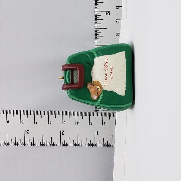 1993 Hallmark Bowling for ZZZs Handcrafted Keepsake Christmas Holiday Ornament - Picture 7 of 11